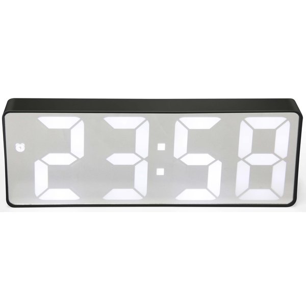 Infinity Instruments Black Digital Tabletop Clock 20220BK